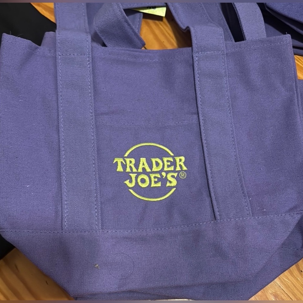 Trader Joe's Purple Tote Bag